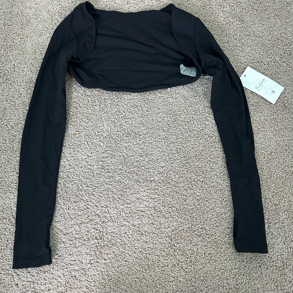 BuffBunny Black Long Sleeve Bolero